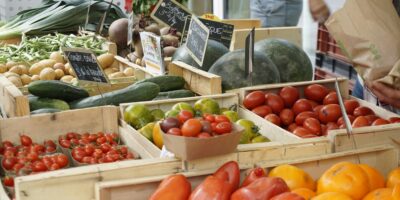 groente en fruit op de markt van Winterswijk